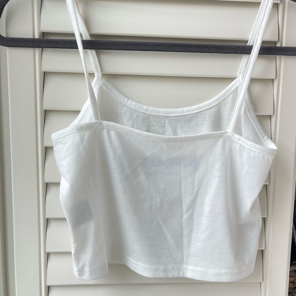 “Happy” Cropped Tank Top - Picture 2 of 5